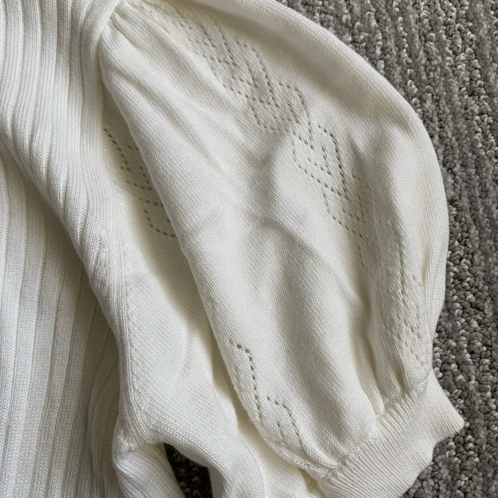 Petite Studio ivory cardigan - Picture 6 of 9